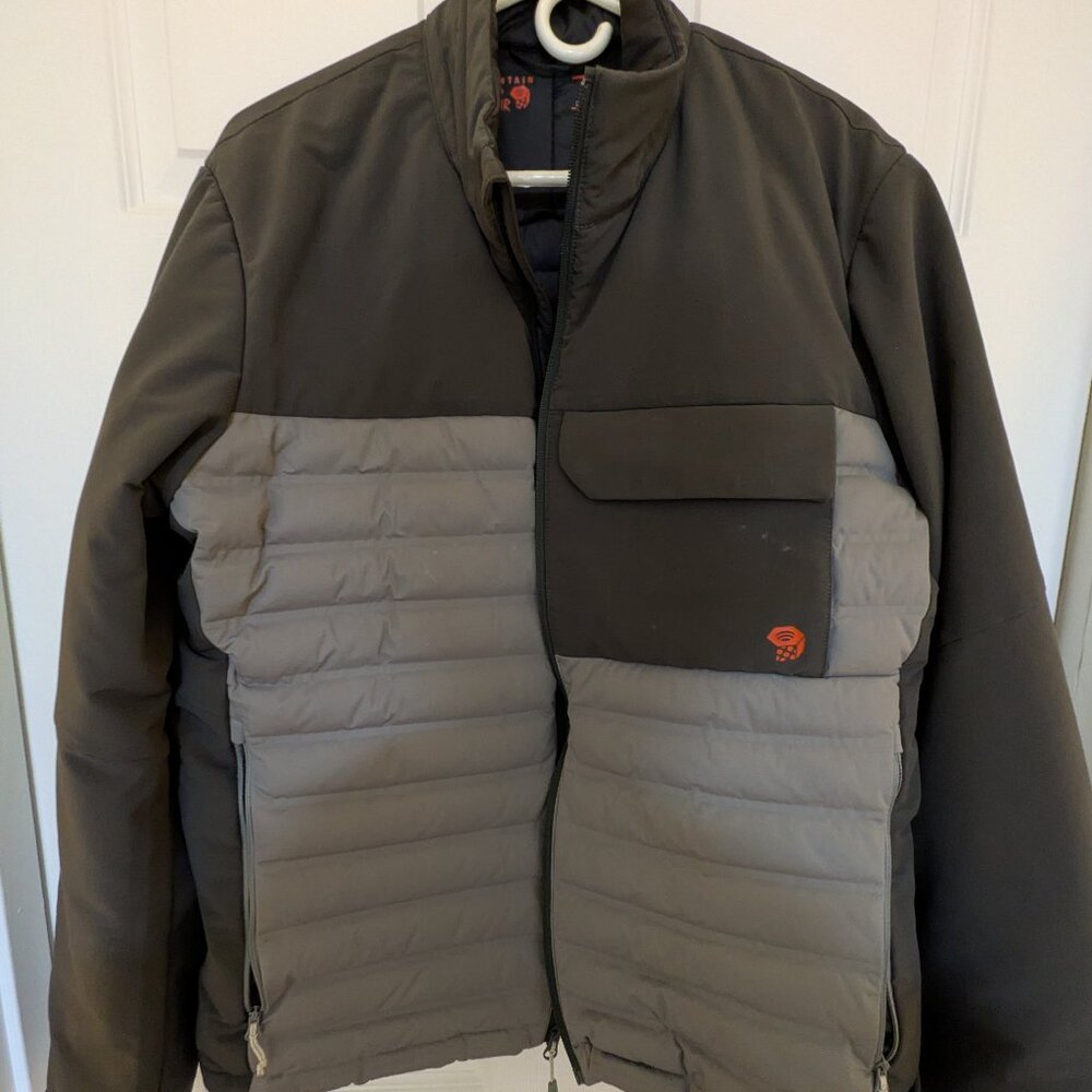 Men's Large Mountain Hardwear Grey Jacket